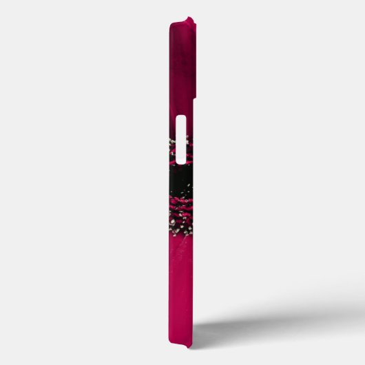 Burgundy Gerber Gerbera Daisy Personalisiert Case-Mate iPhone Hülle (Rückseite / Rechts)