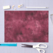 Burgundy Glam Foil Glitzer Damask Seidenpapier (Handwerk)