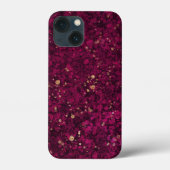 burgundy glitz Case-Mate iPhone hülle (Rückseite)