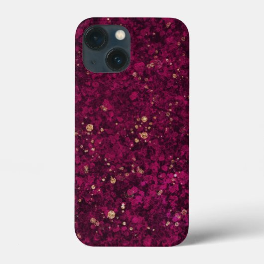 burgundy glitz Case-Mate iPhone hülle (Rückseite)