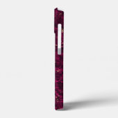 burgundy glitz Case-Mate iPhone hülle (Rückseite / Links)