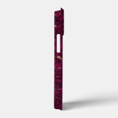burgundy glitz Case-Mate iPhone hülle (Rückseite / Rechts)