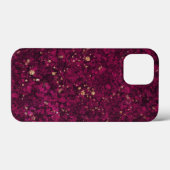 burgundy glitz Case-Mate iPhone hülle (Rückseite (Horizontal))
