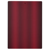 Burgundy Gloss Shine Elegante Glam Personalisiert Klemmbrett (Rückseite)
