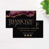 Burgundy Gold-Age danke Ihnen Discount-Karte (Schreibtisch)