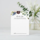 Burgundy Gold Geometric Wedding Bucket List Cards Postkarte (Stehend Vorderseite)