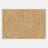 Burgundy Gold Glitzer Kisses Lips Geschenkpapier Set (Vorderseite 2)