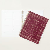 Burgundy & Gold Planner | Personalized Name & Year Planer (Anzeige)
