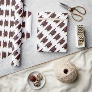 Burgundy Graduation Cap Geschenkpapier