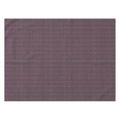 Burgundy & Gray Floral Quilt Tischdecke (Vorderseite (Horizontal))