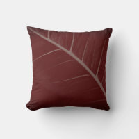 Burgundy & Gray Minimalistisches Makroleaf