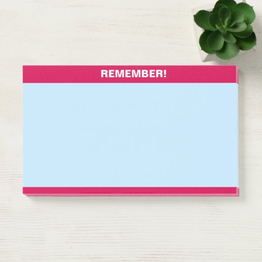 Burgundy-Header auf hellblauer Notizzettel (Büro)
