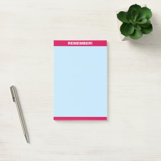 Burgundy-Header auf hellblauer Notizzettel (Büro)