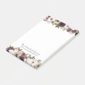 Burgundy Ivory Christliche Bibelverse Post-it Klebezettel (angewinkelt)