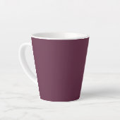 Burgundy Keramik Latte Tasse (Linke Ecke)