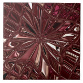 Burgundy Keramik Tile Fliese (Vorderseite)