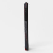 Burgundy Lava Marble Case-Mate iPhone Hülle (Hinten/Links)
