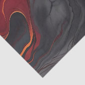 Burgundy Lava Marble Seidenpapier (Ausschnitt)
