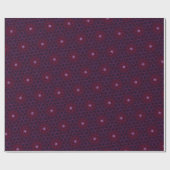 Burgundy Luxurious Wrapping Paper Geschenkpapier (Flach)