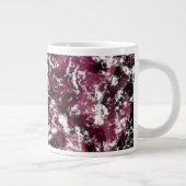 Burgundy Marble Abstrakt Jumbo-Tasse (Rechts)