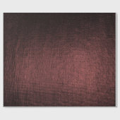 Burgundy Maroon Black Metallic Brush Makeup Vip Geschenkpapier (Flach)