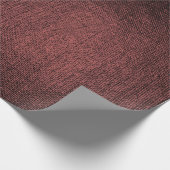 Burgundy Maroon Black Metallic Brush Makeup Vip Geschenkpapier (Ecke)