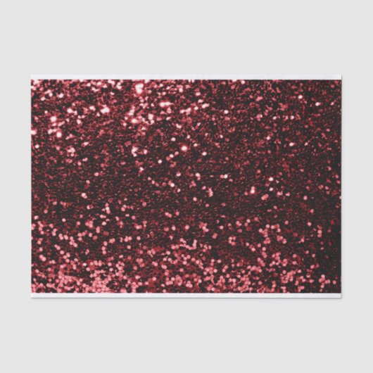 Burgundy Maroon Ruby Red Glitzer Sweet 16. Bride Seidenpapier (Vorderseite)