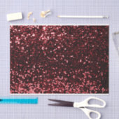 Burgundy Maroon Ruby Red Glitzer Sweet 16. Bride Seidenpapier (Handwerk)