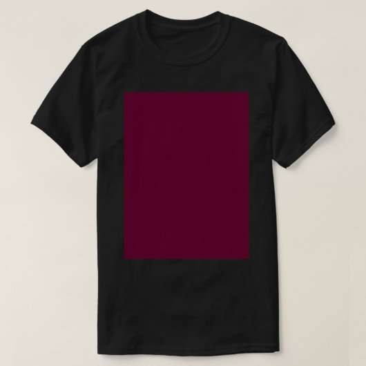 BURGUNDY (Maroon)...Schlicht..Solid...Block... T-Shirt (Design vorne)