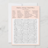 Burgundy Marsala Floral Brautparty Suche Einladung (Vorderseite)