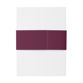 Burgundy Marsala Solid Color Bly Band (Rückseitenbeispiel)