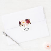 Burgundy Marsala Umschlag Aufkleber - Bevorzugen S (Umschlag)