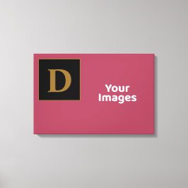 Burgundy mit erstklassigem Foto-Display der Goldfa Leinwanddruck