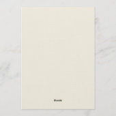 Burgundy Moody Gothic Cathedral Wedding Einladung (Rückseite)