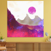 Burgundy Mountains Leinwanddruck (Insitu (Wohnzimmer))