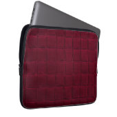 Burgundy-Muster Laptopschutzhülle (Vorne Rechts)
