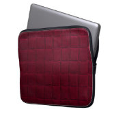Burgundy-Muster Laptopschutzhülle (Vorderseite Links)