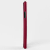 Burgundy Navy Blue Gerahmt Initial Monogram Case-Mate iPhone Hülle (Hinten/Rechts)