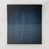 Burgundy Navy Blumenzellenschachteljar Platzkarte (Innenseite Aufgefaltet)