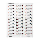 Burgundy Navy Blush Floral Geometric Wedding (Vorne)