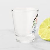 Burgundy Navy Junggeselinnen-Abschied Shootglas Schnapsglas (Links)