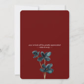 Burgundy Navy-Rose (Rückseite)