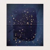 Burgundy Navy Wedding Guest Cards (Innenseite Aufgefaltet)