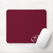 Burgundy oder wählen Sie Ihre Farbe Mousepad (Mit Mouse)