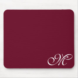 Burgundy oder wählen Sie Ihre Farbe Mousepad