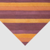 Burgundy Orange Diagonal Striped Seidenpapier (Detail)