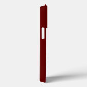 Burgundy Oxblood maroon elegant Case-Mate iPhone Hülle (Rückseite / Rechts)