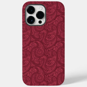 Burgundy Paisley Case-Mate iPhone 14 Pro Max Hülle