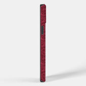 Burgundy Paisley Case-Mate iPhone Hülle (Rückseite / Rechts)
