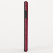 Burgundy Paisley Case-Mate iPhone Hülle (Hinten/Rechts)